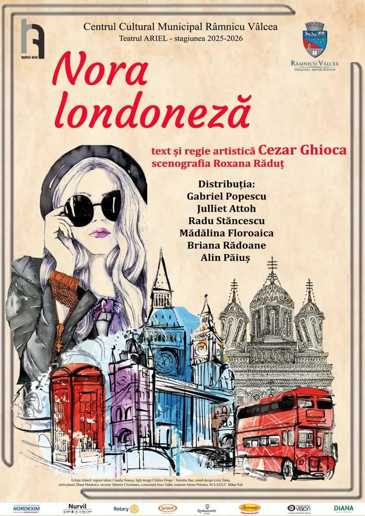 Afișul spectacolului Nora Londoneza