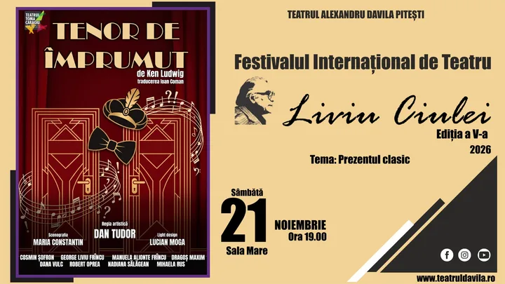 Afișul spectacolului Tenor de împrumut