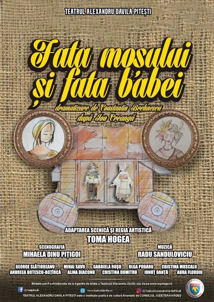 Fata Moșului și Fata Babei – plakát