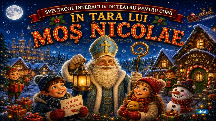 Afișul spectacolului În țara lui Moș Nicolae