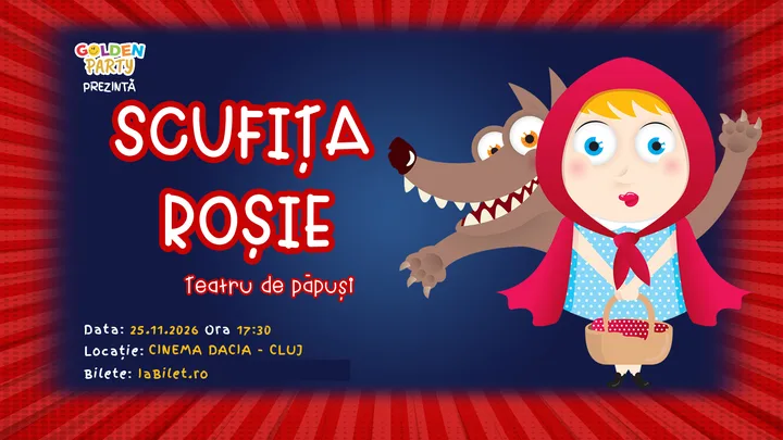 Afișul spectacolului Scufita Rosie