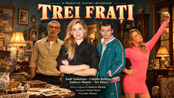 Afișul spectacolului Trei Frați