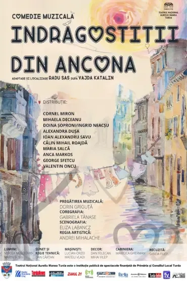 Afișul spectacolului Îndrăgostiții din Ancona I