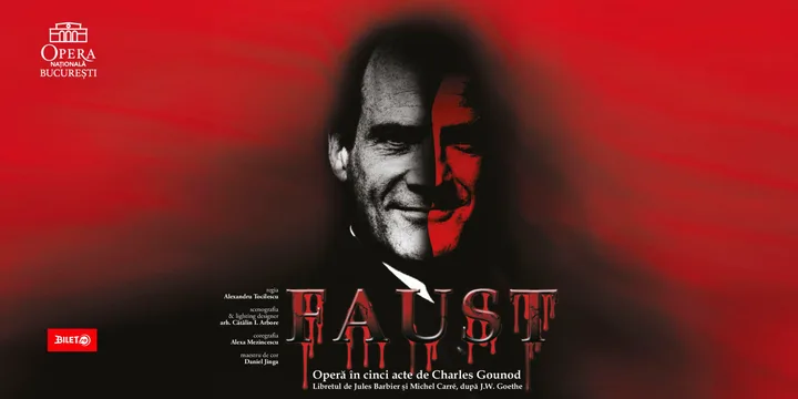 Afișul spectacolului Faust