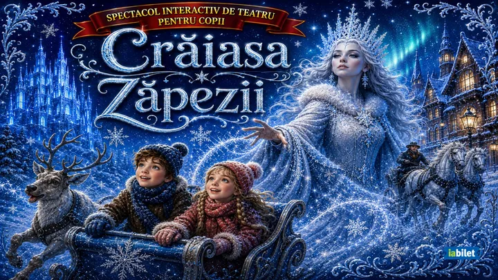 Afișul spectacolului Crăiasa zăpezii
