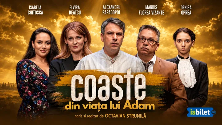 Afișul spectacolului Coaste din viața lui Adam